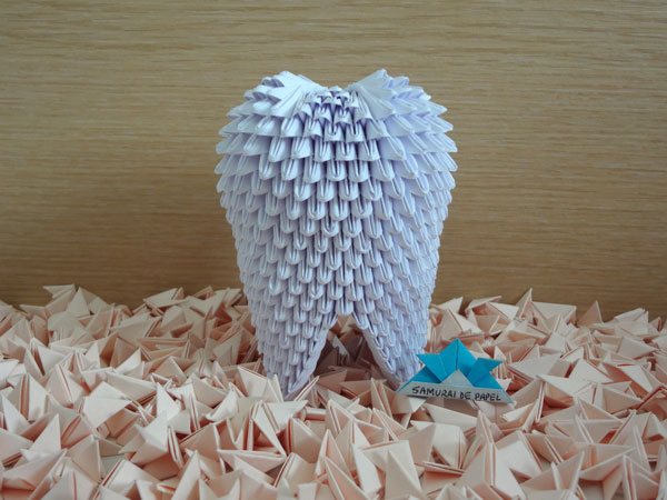 Origami 3D Dente