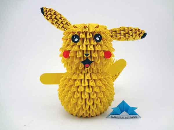 Origami 3D Pikachu