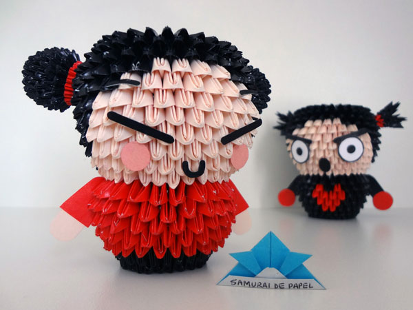 Origami 3D Pucca